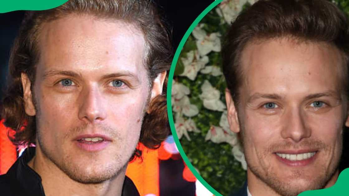 Sam Heughan at an event Sam Heughan at an event