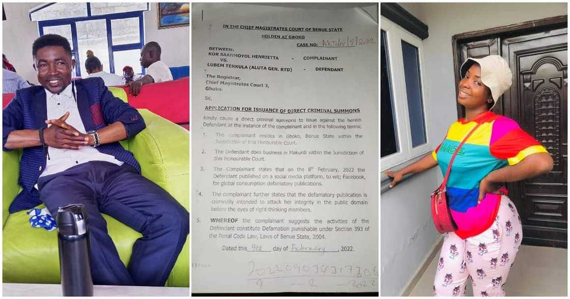 Lady sues man, man exposes lady, viral news, social media posts, trending news Lady sues man, man exposes lady, viral news, social media posts, trending news