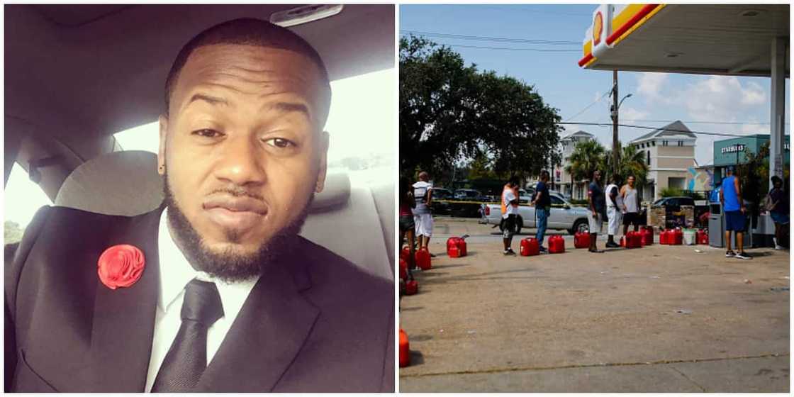 Kind man, pays petrol, lady, shouted, petrol station Kind man, pays petrol, lady, shouted, petrol station