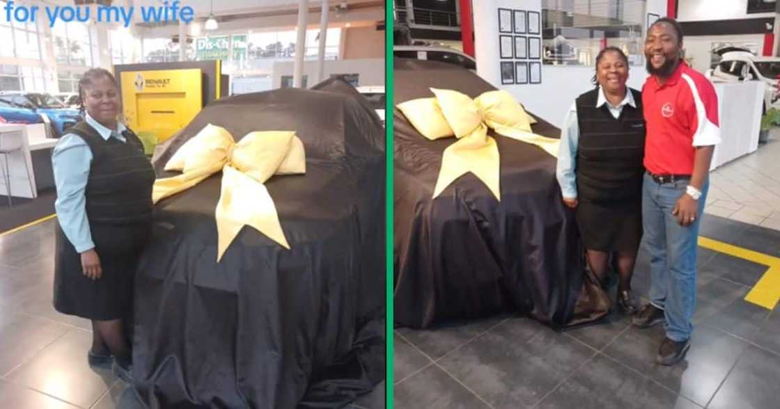 Husband buys wife new car Husband buys wife new car