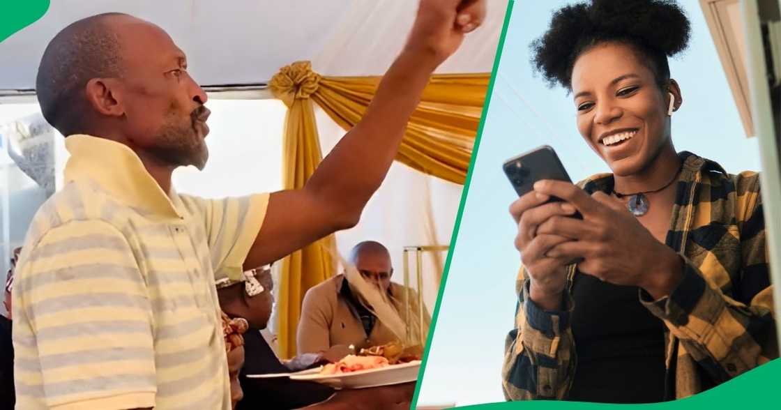 An elderly man was captured in a video dancing to one of his favourite jams. An elderly man was captured in a video dancing to one of his favourite jams.
