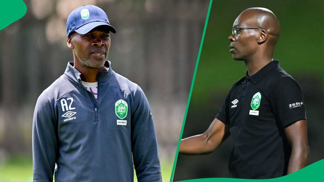 AmaZulu coach Arthur Zwane is now the solo head coach of the Natal squad. AmaZulu coach Arthur Zwane is now the solo head coach of the Natal squad.