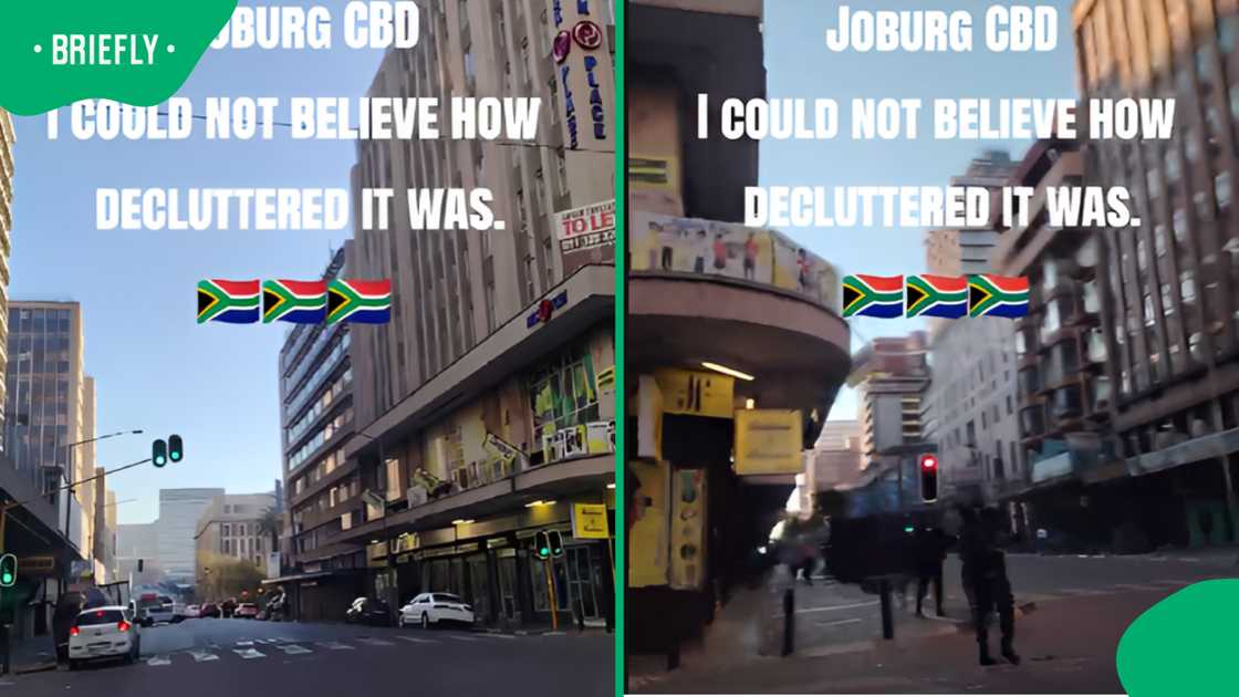 SA woman is shocked at a clean Joburg CBD