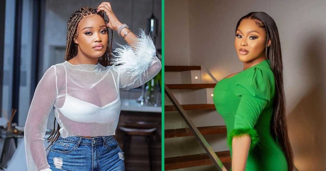 Inno Morlong and Eva Modika accused of being ANC officials' slay queens Inno Morlong and Eva Modika accused of being ANC officials' slay queens