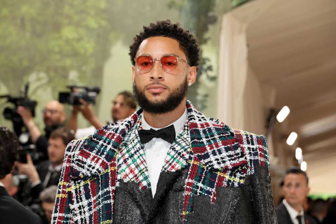 Ben Simmons at a Met Gala Ben Simmons at a Met Gala