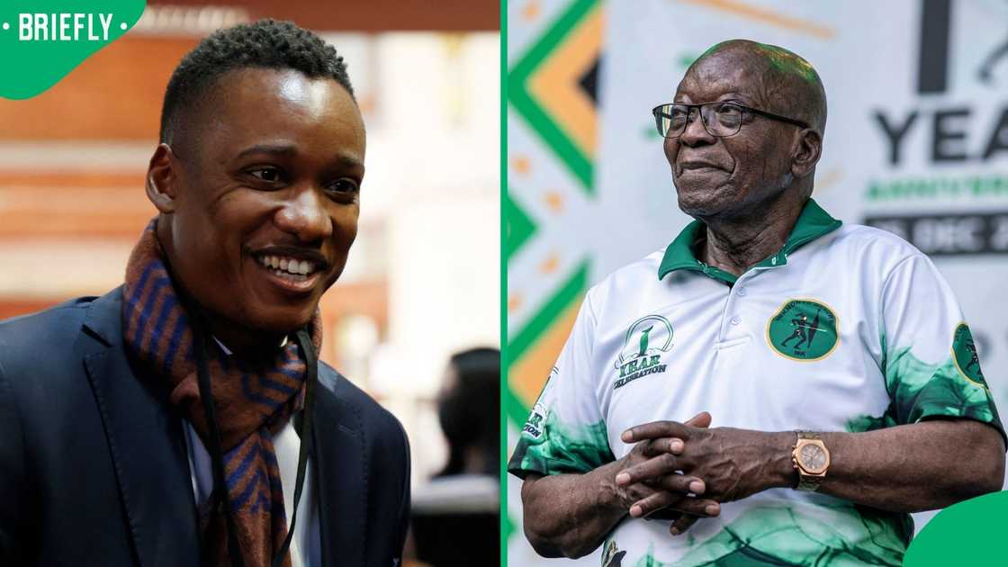 Duduzane Zuma praised his father, Jacob Zuma