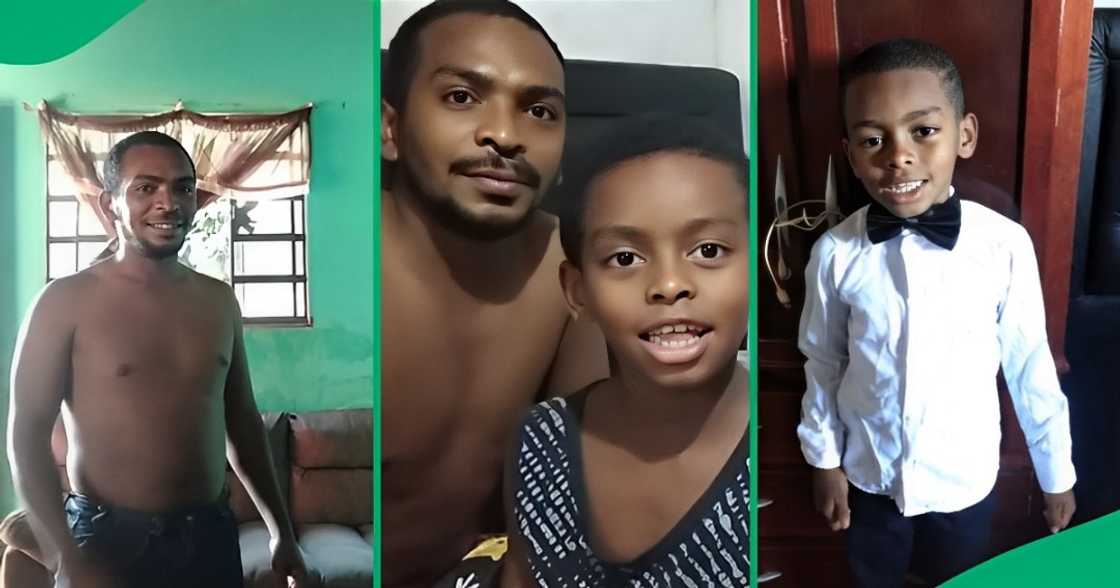 SA shows love on cute father-son moment SA shows love on cute father-son moment