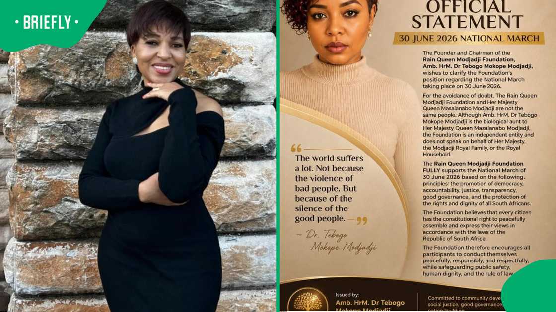 Queen Masalanabo denies links to march page as family foundation supports protest Queen Masalanabo denies links to march page as family foundation supports protest