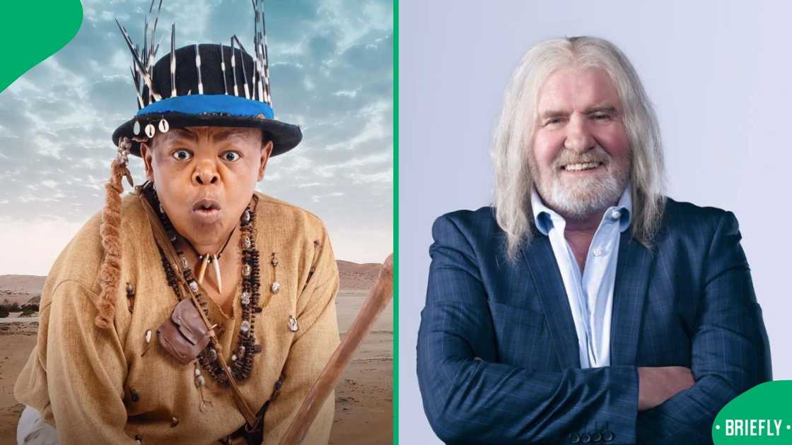 Alfred Ntombela showed love to Leon Schuster Alfred Ntombela showed love to Leon Schuster