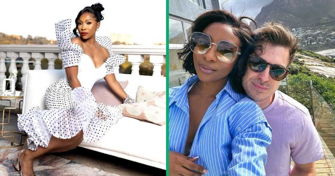 Pearl Modiadie showed off her New York trip with her man Pearl Modiadie showed off her New York trip with her man