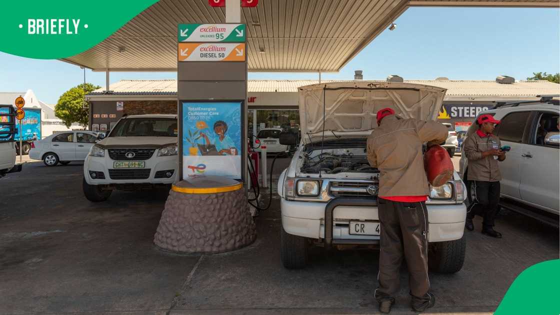 The price hike was first observed at a TotalEnergies station in Douglasdale, Johannesburg The price hike was first observed at a TotalEnergies station in Douglasdale, Johannesburg