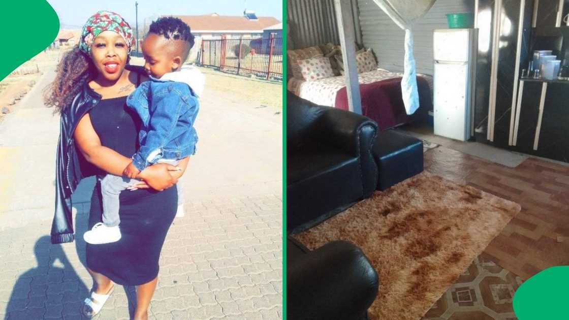 Facebook users complimented a lady after seeing her beautiful shack