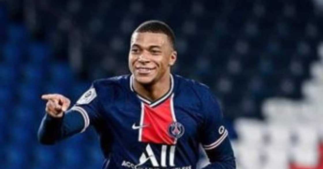 Kylian Mbappe saved this Twitter user's Afrikaans mark. Photo credit: Instagram/k.mbappe