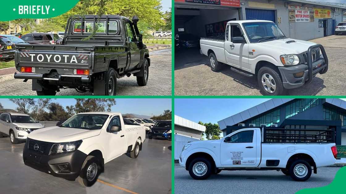 Land Cruiser pick-up, Mahindra Scorpio Pik Up, Nissan NP300 and Nissan Navara. Land Cruiser pick-up, Mahindra Scorpio Pik Up, Nissan NP300 and Nissan Navara.