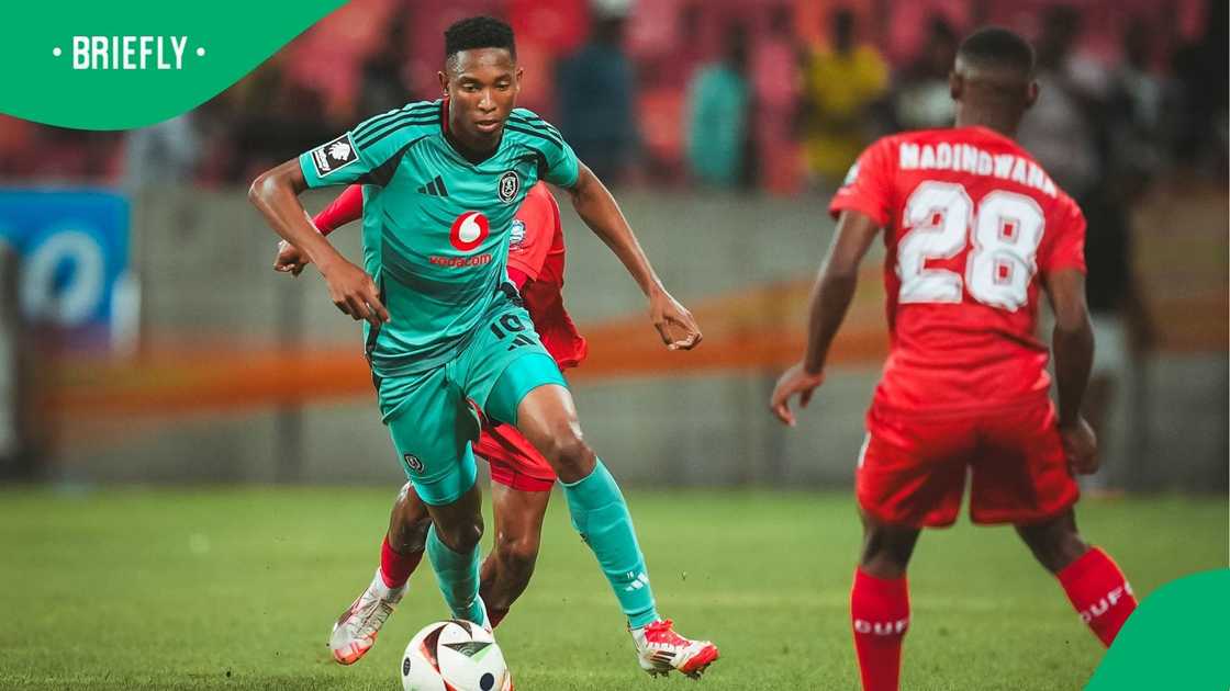 Orlando Pirates faced Chippa United. Orlando Pirates faced Chippa United.