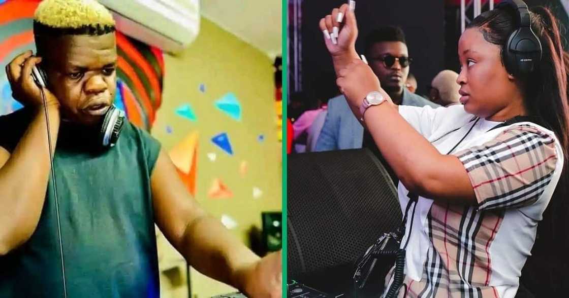 Skomota and Cyan Boujee's DJing skills were compared Skomota and Cyan Boujee's DJing skills were compared