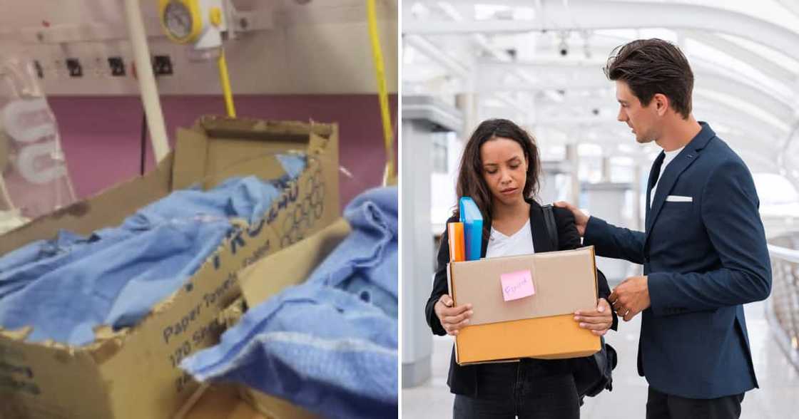 Five managers from Mahikeng Provincial Hospital are being held accountable for cardboard box incident Five managers from Mahikeng Provincial Hospital are being held accountable for cardboard box incident