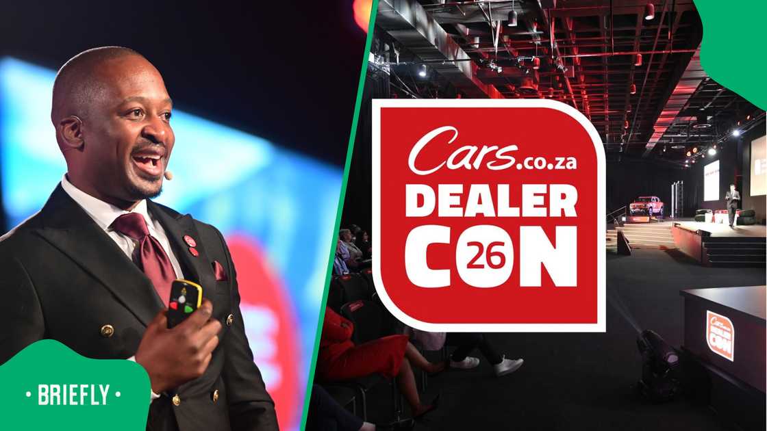 Amasi Mwela, Managing Director of Cars.co.za, takes to the stage at DealerCon 26, where industry leaders gathered to discuss the future of automotive retail.