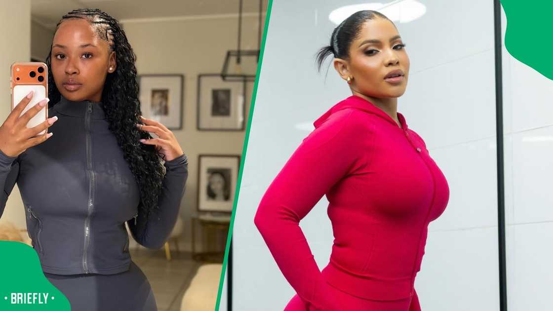 Cyan Boujee throws shade at Thuli P after falling on stage at DJ Maphorisa's event Cyan Boujee throws shade at Thuli P after falling on stage at DJ Maphorisa's event