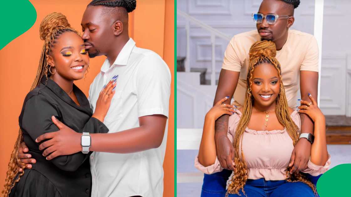 A man poked fun at his wife by showing what she looked like on social media vs the real world. A man poked fun at his wife by showing what she looked like on social media vs the real world.
