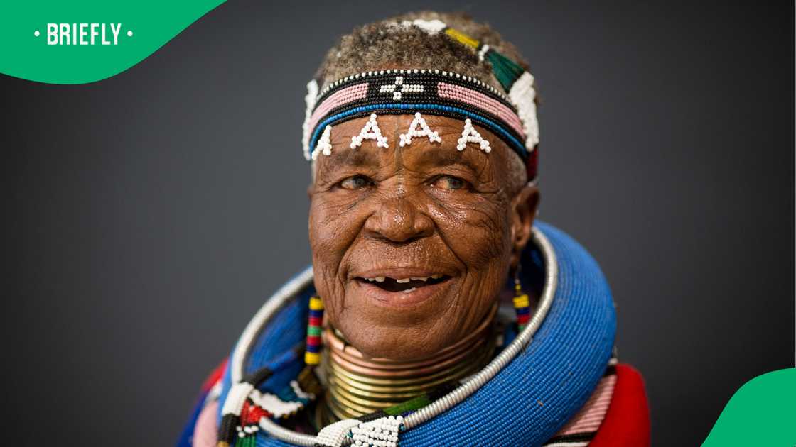 BMW gifted Esther Mahlangu with a new house.