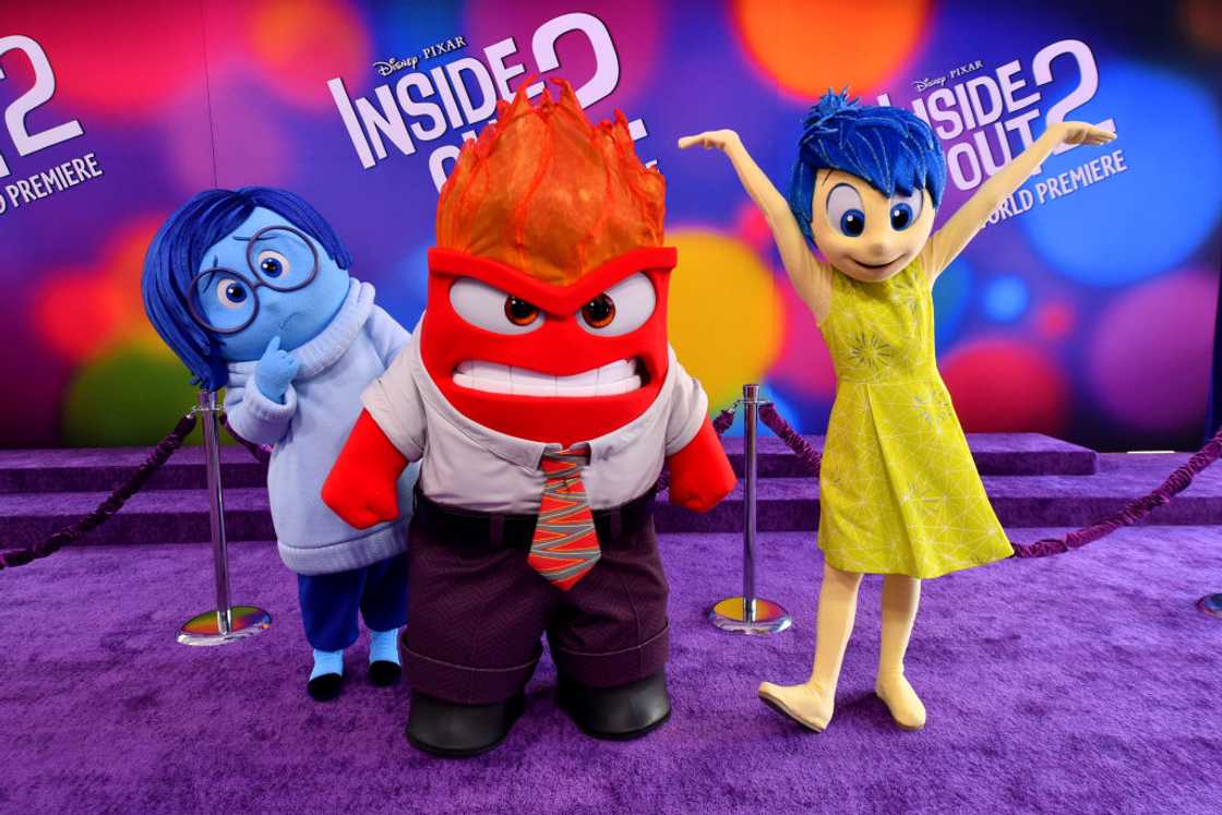 Characters from the film Inside Out 2.