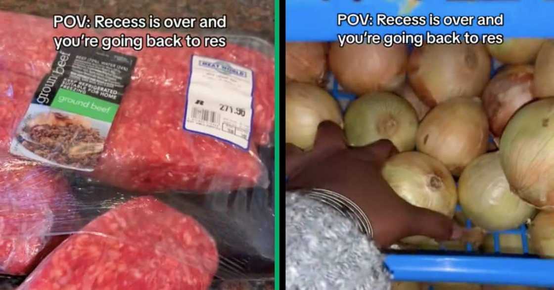 Student takes food from home Student takes food from home