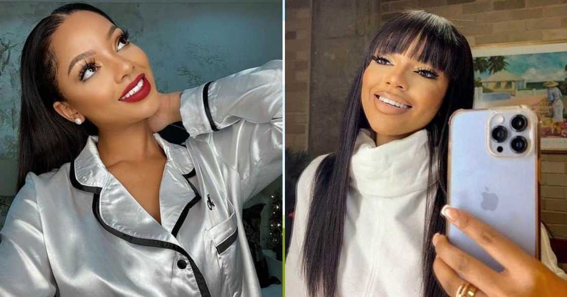 Mihlali Ndamase, admirers, the internet would break pregnancy announcement Mihlali Ndamase, admirers, the internet would break pregnancy announcement