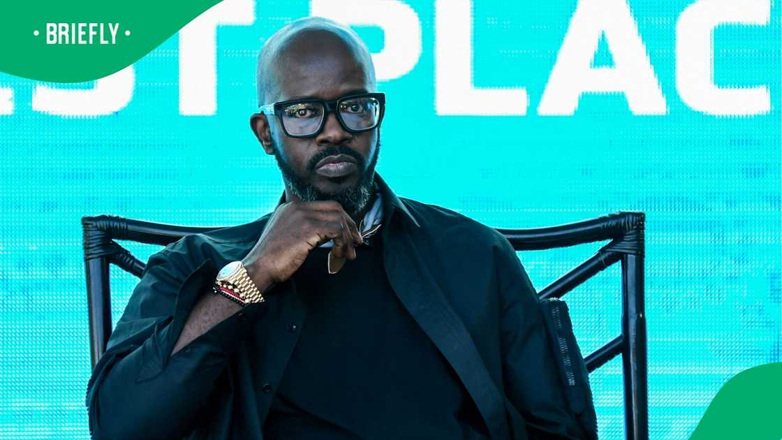 Black Coffee shows off luxury watch Black Coffee shows off luxury watch