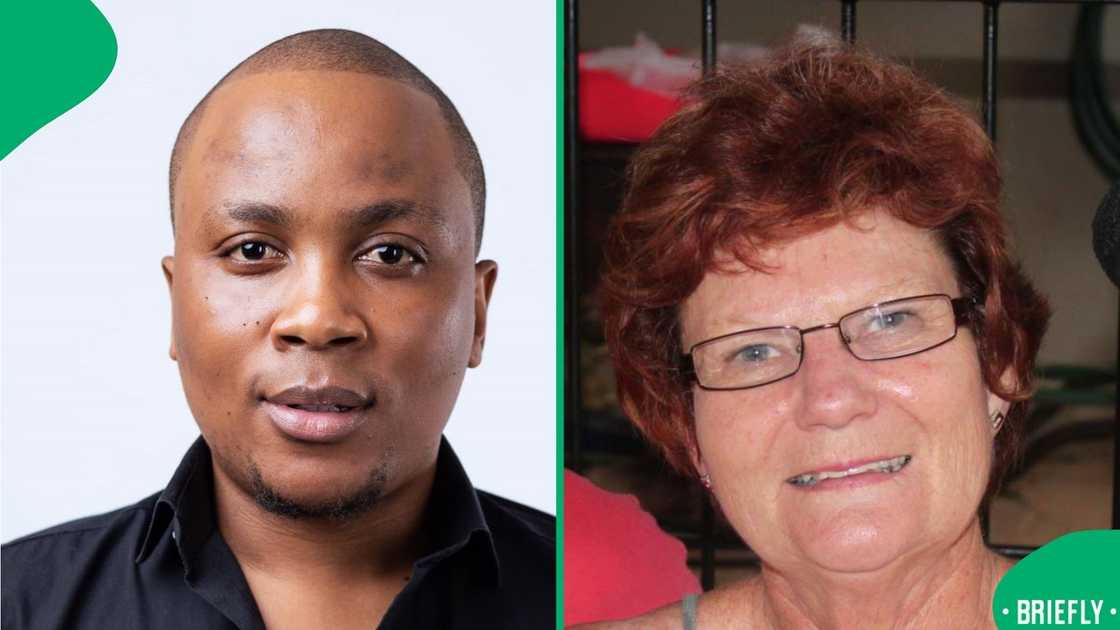 The image on the right showed teacher Carien Bruwer The image on the right showed teacher Carien Bruwer