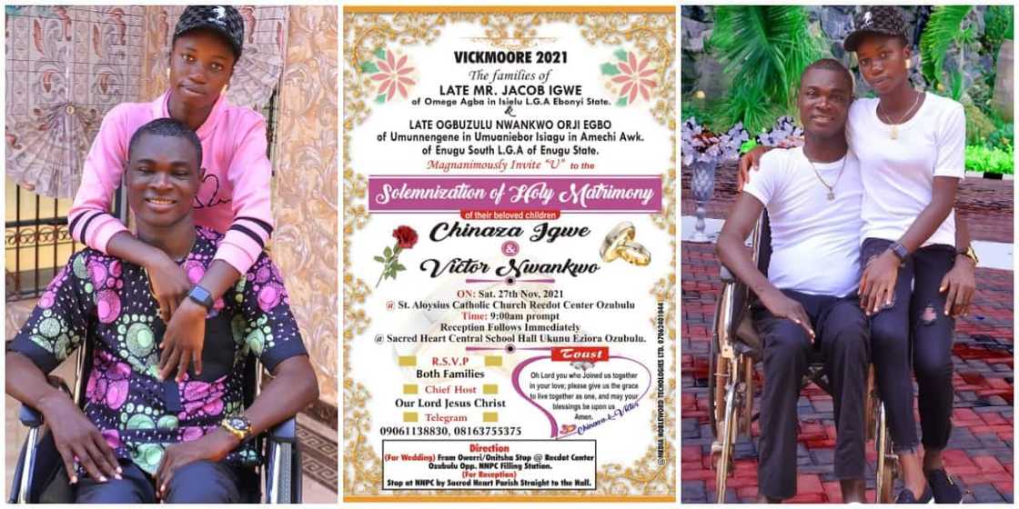 Joy as disabled Nigerian man is set to wed female friend of his 'wicked' carregiver Joy as disabled Nigerian man is set to wed female friend of his 'wicked' carregiver