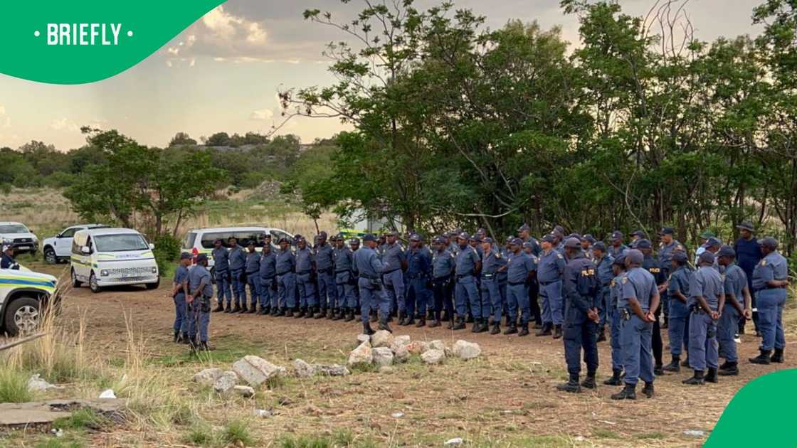 The South African Police Service battled misinformation about Stilfontein