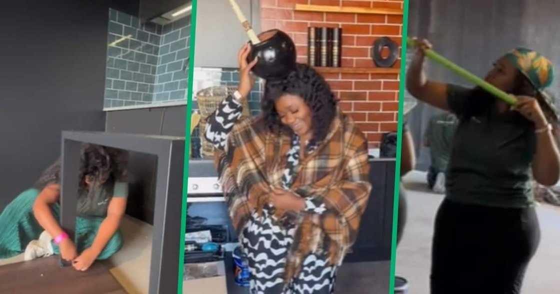 Interior deisgner in TikTok video celebrates business Interior deisgner in TikTok video celebrates business