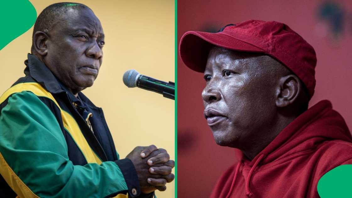 Cyril Ramaphosa apologised for promising to build 1 million houses after Julius Malema called him out