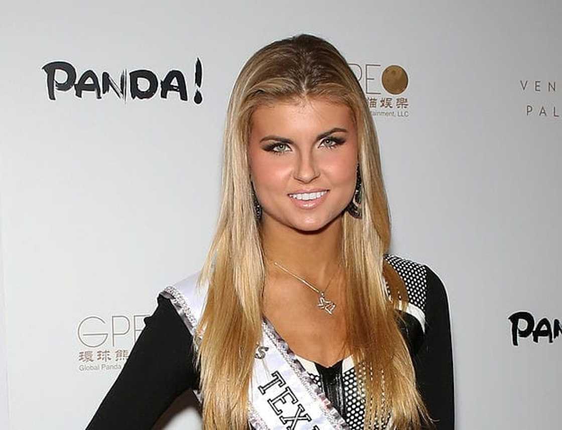 Miss Texas Teen USA Kellie Stewart at Panda's world premiere media night