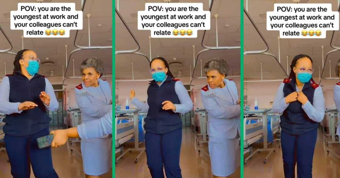 Nurse tries to make fun dance TikTok video Nurse tries to make fun dance TikTok video