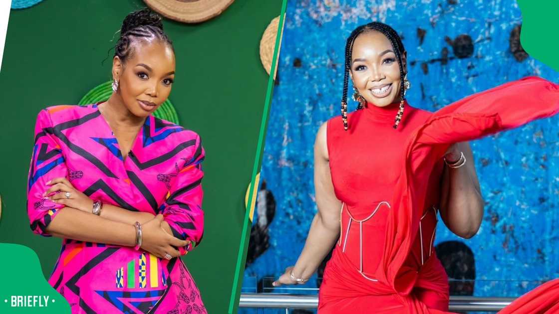 Thembisa Nxumalo is preparing her new show Thembisa Nxumalo is preparing her new show