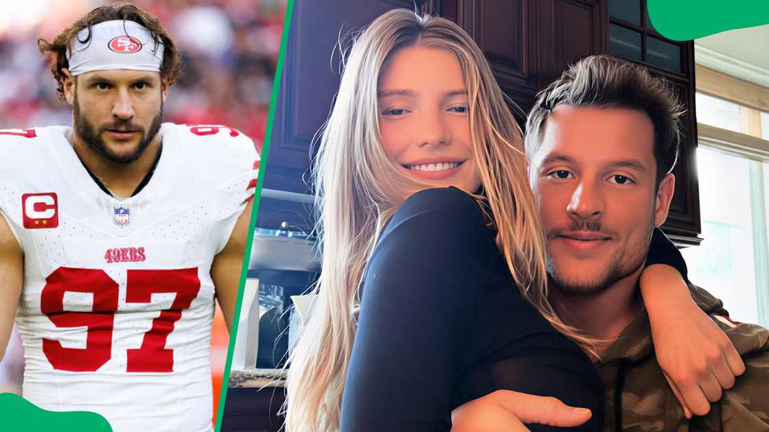 Nick Bosa and Ella Ailiff