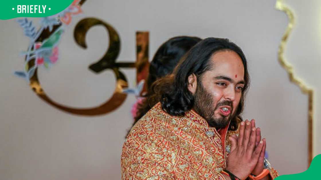 Anant at his wedding Anant at his wedding