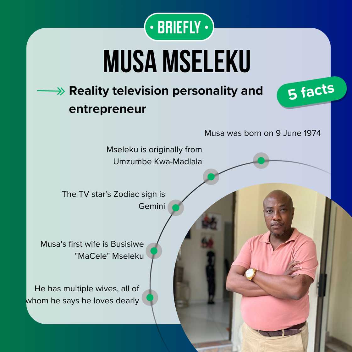 Top 5 facts about Musa Mseleku. Top 5 facts about Musa Mseleku.
