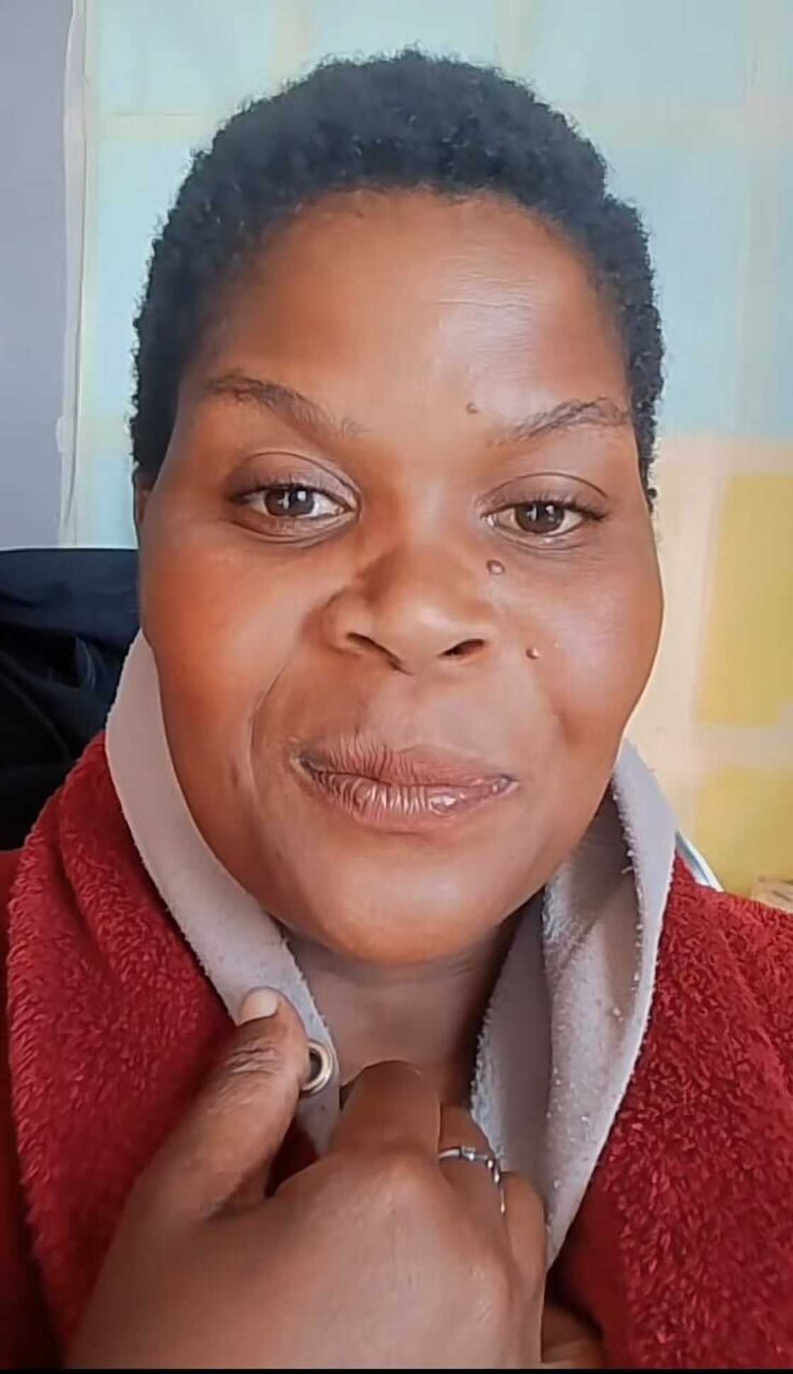 A woman in South Africa showed a simple meal she fed her kids.