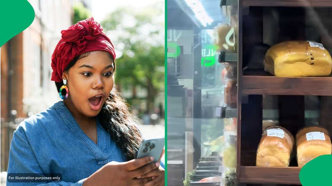 The rat was spotted by a shopper who expressed her horror at its size The rat was spotted by a shopper who expressed her horror at its size