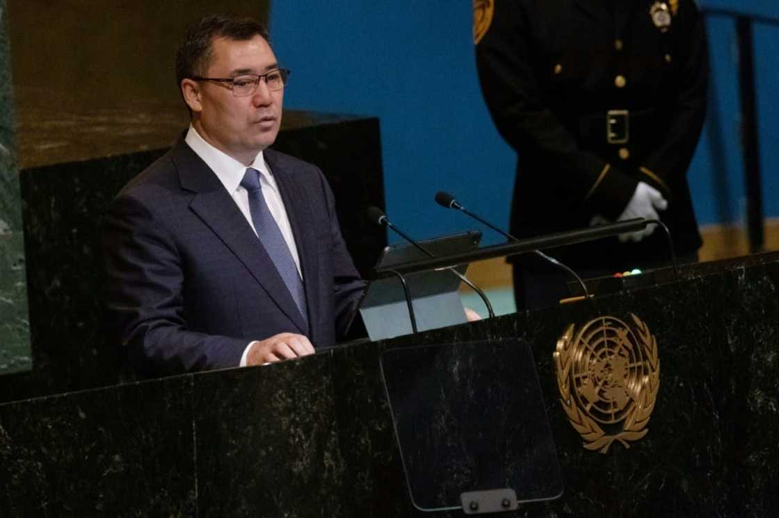Kyrgyzstan's President Sadyr Japarov, addressing the United Nations General Assembly, said he is willing to hold negotiations with Tajikistan following deadly clashes on the countries' mutual border Kyrgyzstan's President Sadyr Japarov, addressing the United Nations General Assembly, said he is willing to hold negotiations with Tajikistan following deadly clashes on the countries' mutual border