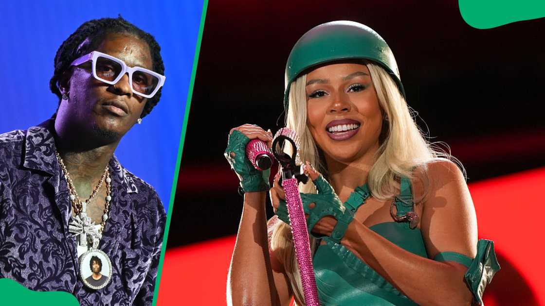 Young Thug at the 2021 REVOLT Summit (L). Mariah the Scientist during the 2025 Global Citizen Festival (R) Young Thug at the 2021 REVOLT Summit (L). Mariah the Scientist during the 2025 Global Citizen Festival (R)