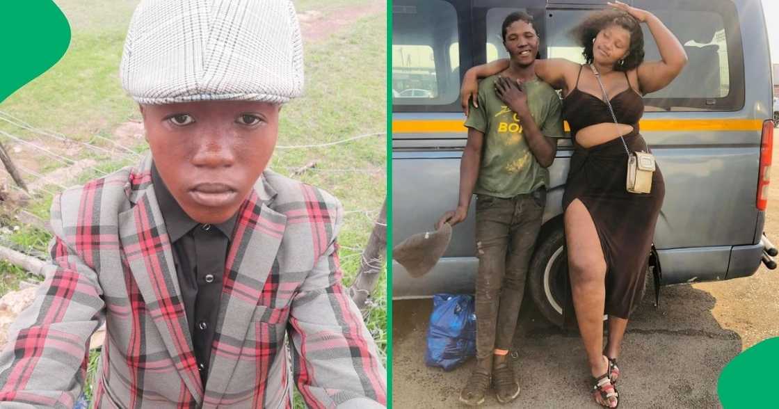 A young lady pulled online attention to a young man's sad story. A young lady pulled online attention to a young man's sad story.