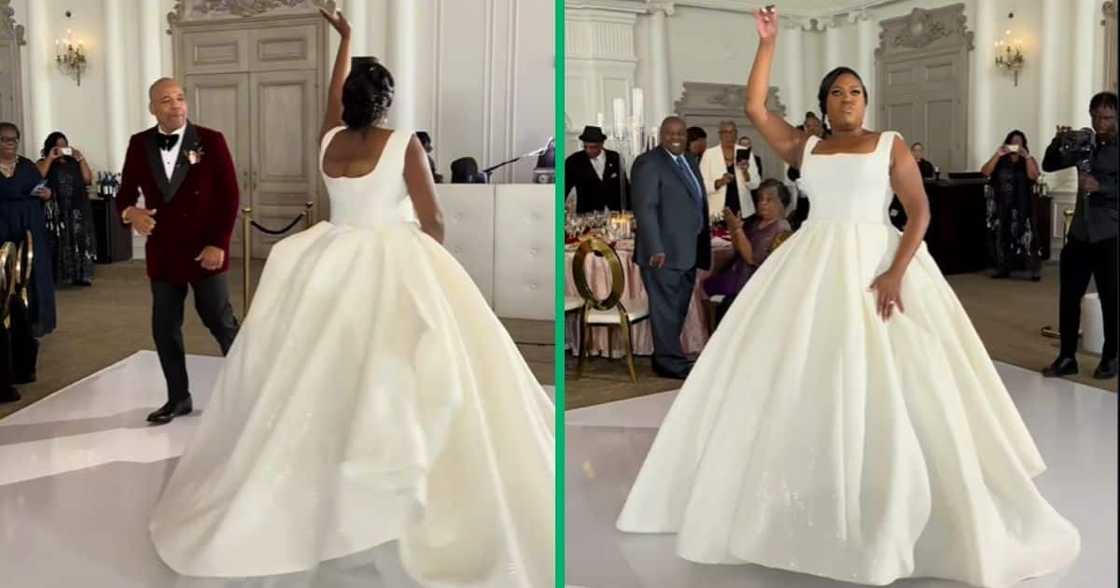 A woman on her wedding day A woman on her wedding day