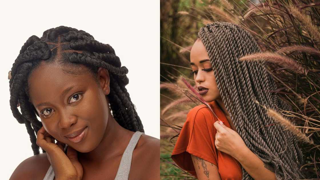 Jumbo braid hairstyle Jumbo braid hairstyle