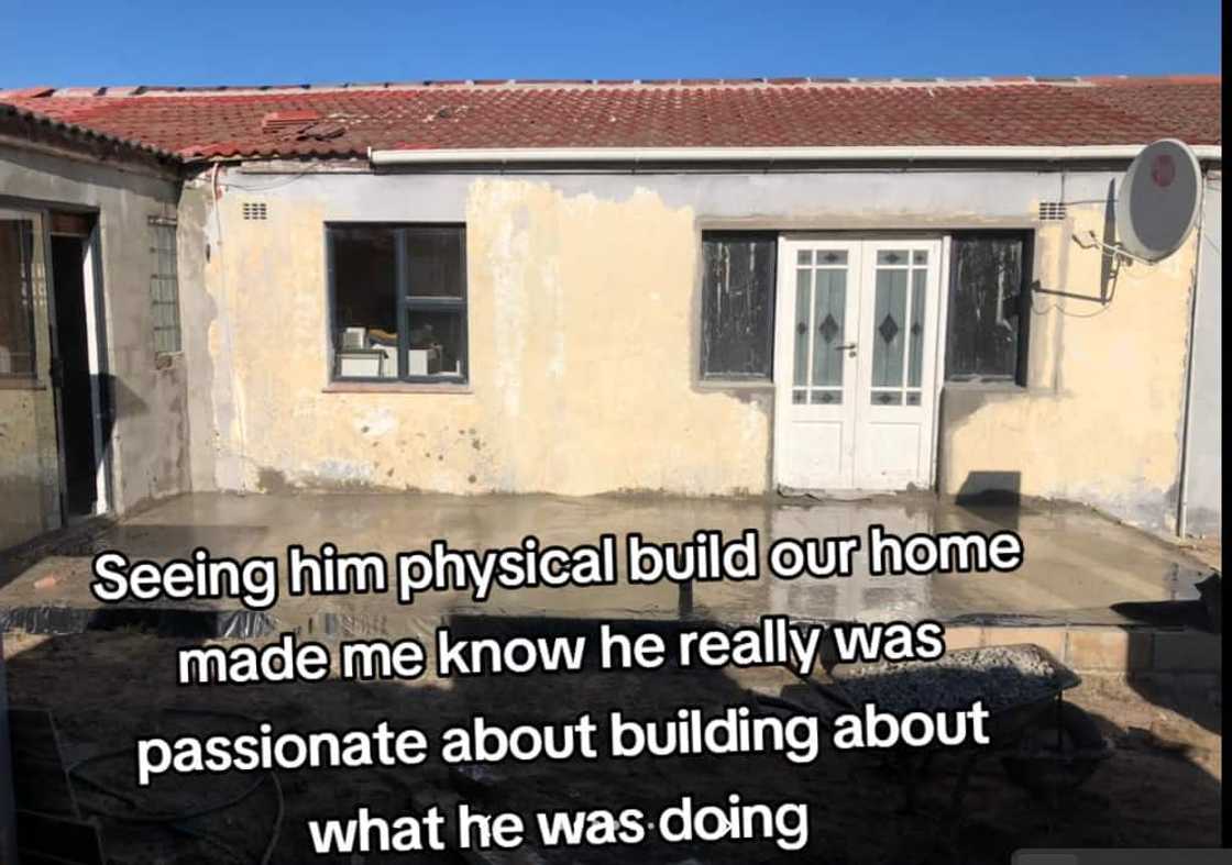 A wife showed off their renovated home in a TikTok picture post. A wife showed off their renovated home in a TikTok picture post.
