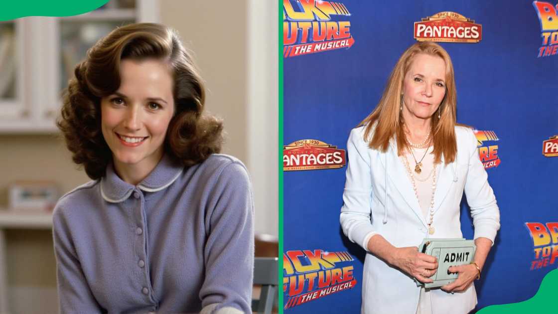 Lea Thompson then and now. Lea Thompson then and now.