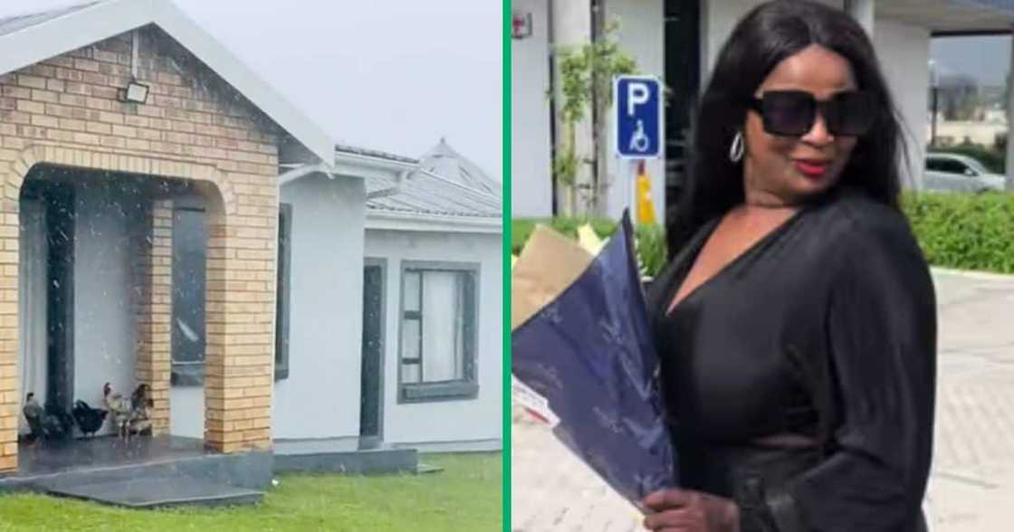 Woman shares video of her house in the village. Woman shares video of her house in the village.